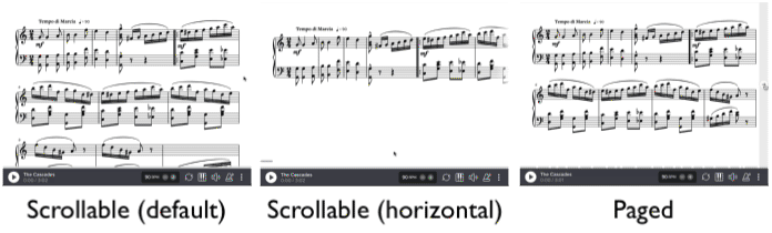 Animation of layout examples